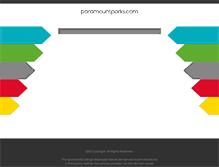 Tablet Screenshot of newsletter.paramountparks.com
